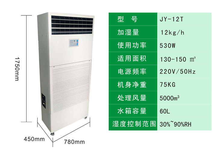 濕膜加濕器產(chǎn)品參數(shù)